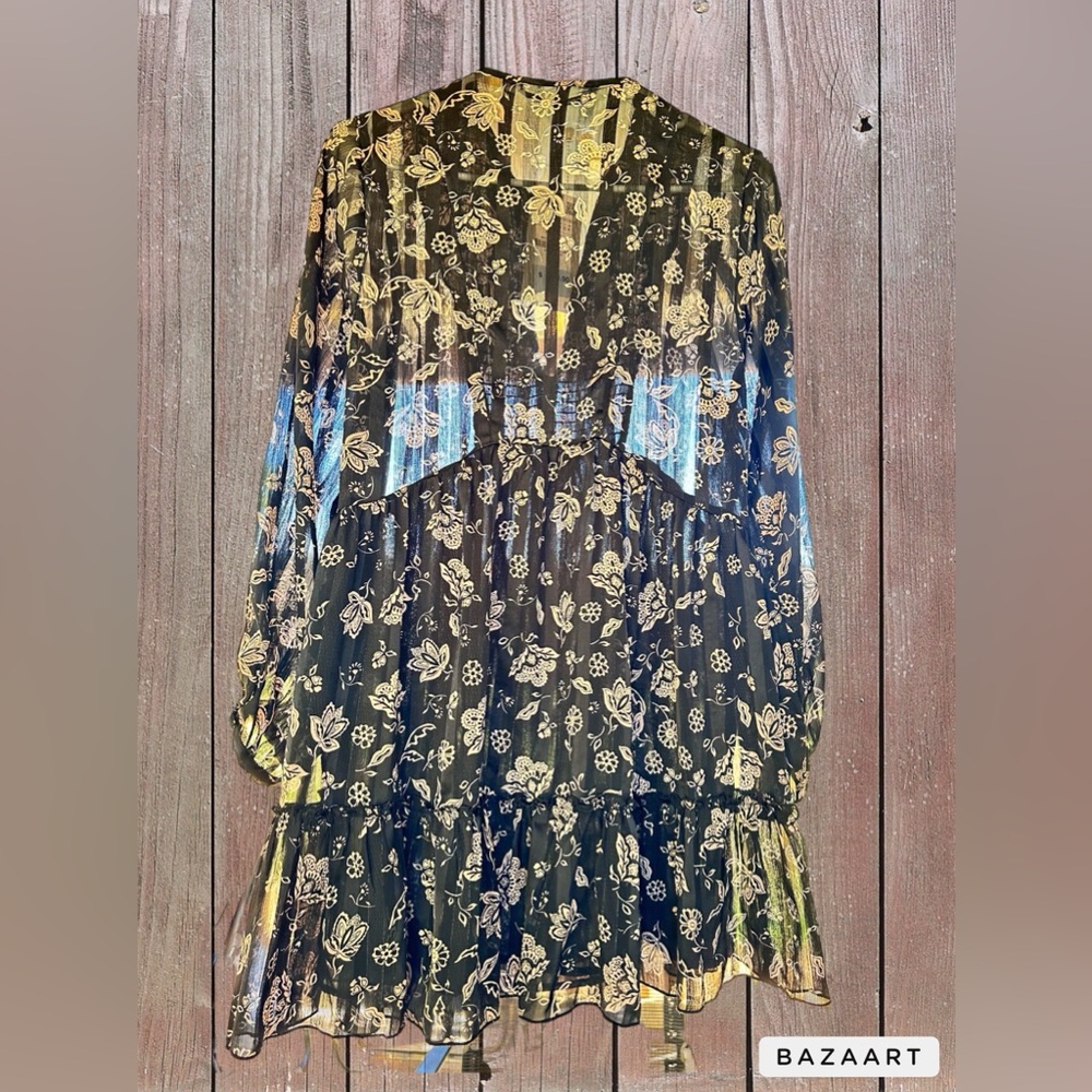 ZARA long sleeve mini dress, New